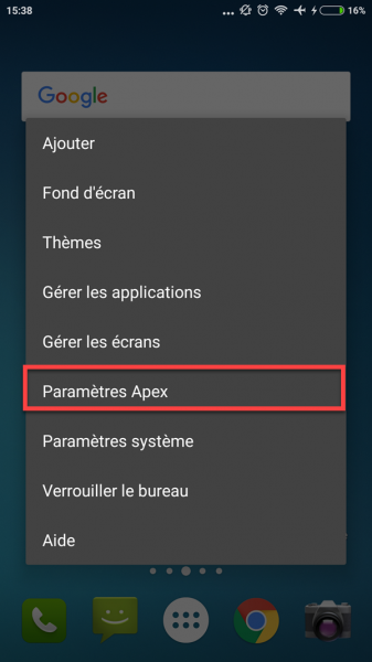 Apex Launcher